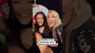 Maddie & Tae backstage at the 2021 iHeartCountry Festival!