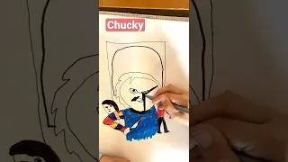 10 Year Old Boy Draws Chucky from Child’s Play