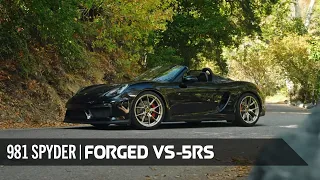 Porsche 981 Spyder on Apex VS-5RS Forged Wheels