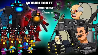 어몽어스 VS 좀비 애니메이션 (ALL BOSSES Skibidi toilet vs TITAN CAMERAMAN, ALL TITAN) | AMONG US ANIMATION 46