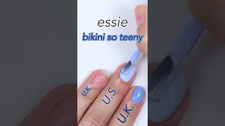 Essie Bikini So Teeny UK vs US #shorts