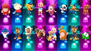 Oddbods Bubbles All Video Megamix 🆚 Baby Shark Friends 🆚 Cocomelon 🆚 Bluey Bingo 🎶 Who Will Win?