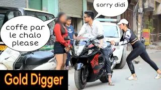 Gold digger prank with Hayabusa top model | Pranks in INDIA | ANS Entertainment 2023