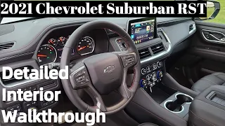 2021 Chevrolet Suburban RST Diesel Interior