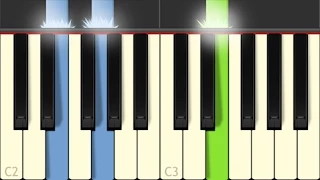 Miley Cyrus Wrecking Ball - Synthesia Piano Cover
