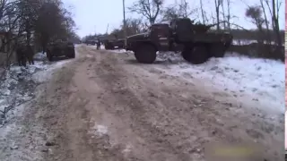 Бои под Дебальцево, видео боя, Начало Наступления эксклюзив!