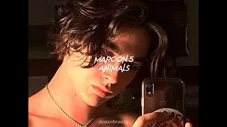 maroon 5-animals (sped up+reverb) "baby, I'm preying on you tonight" // tiktok version