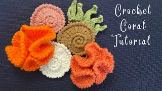 Crochet Coral Tutorial | Crochet Hyperbolic Shape