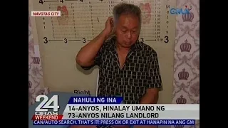 24 Oras: 14-anyos, hinalay umano ng 73-anyos nilang landlord