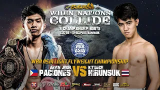 AJ Paciones VS Kitidech Hirunsuk | WBA Asia Light Flyweight Championship | Dec 28, 2023