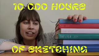 Sketchbook tour | Can I sketch every single day for a year and finish 12 sketchbooks?