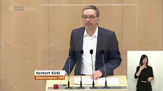 Nationalrat Herbert Kickl In der Causa um die Hausdurchsuchung bei Finanzminister Blümel 16.02.2021