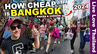 How Cheap Is BANGKOK Now | Prices & Choices | Best Markets Holiday Version #livelovethailand