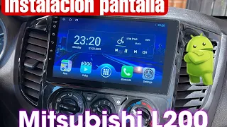 Instalación estéreo android Mitsubishi L200 16-20 DERICAR