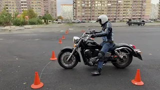 Обучение на Honda shadow 750