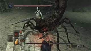 DARK SOULS 2 SotFS (PS4) - Scorpioness Najka Ng+5/Bonfire Intensity 7 (Solo/First Try/SL 500)