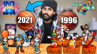 SPACE JAM 1996 VS SPACE JAM 2021 MCDONALDS HAPPY MEAL TOYS *VINTAGE VS MODERN* BOTH COMPLETE SETS!!