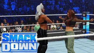 WWE 2K24 SMACKDOWN - THE RETURNING LITA INTERRUPTS JADE CARGILL(C) TITLE CELEBRATION