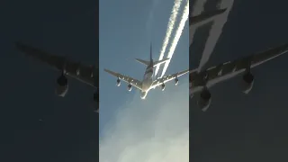 Rainbow Contrails of Airbus A380