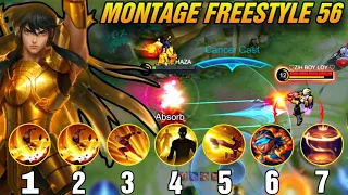 CHOU MONTAGE FREESTYLE 56 Outplay / Highlights / immune / Damage / Mobile Legends