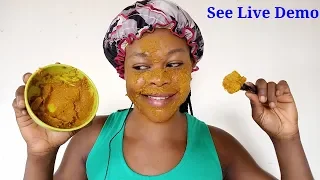 Brighten Skin in 10 Minutes | Ripe Banana & Turmeric / Effective with Live Demo | Pamax beauty