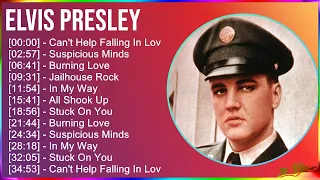 Elvis Presley 2024 MIX Las Mejores Canciones - Can't Help Falling In Love, Suspicious Minds, Bur...