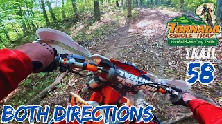 Getting REVENGE on Trail 58 - BOTH DIRECTIONS - 4K (Hatfield McCoy Tornado)