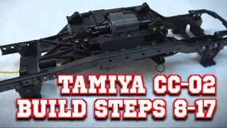 Tamiya CC-02 Mercedes Benz G500 / Build Video 2 / Steps 8-17