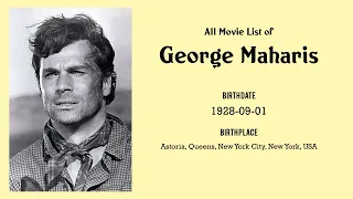 George Maharis Movies list George Maharis| Filmography of George Maharis