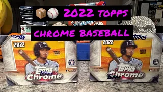 Box Break on 2022 Topps Chrome Baseball Blaster Boxes - BIG HITS!!! 📦🔥🏈