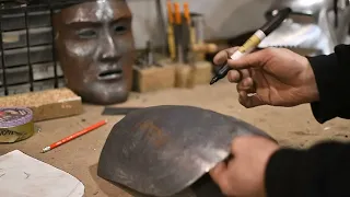 How to forge a steel face. How to make armour