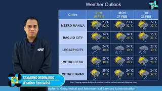 Public Weather Forecast issued at 4:00 PM | February 24, 2023