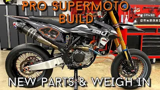 KTM 450 SMR Supermoto Pt. 12 - Testing Intake Designs, Customer Projects & Weigh In!