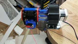 3D printed actuator with planetary and worm gears