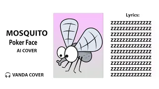 Mosquito Poker Face #mosquito #aicover #cover #pokerface