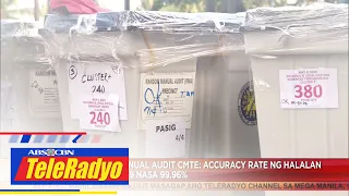Random Manual Audit Committee: Accuracy rate ng mga boto no'ng Halalan 2022 halos 100 porsiyento