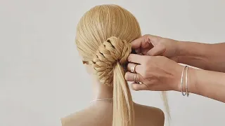 Rope Braid Pinwheel Bun: Hairstyle How-To