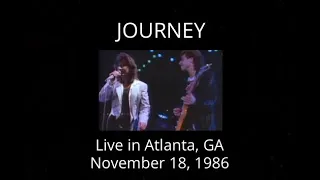 Journey - Live in Atlanta, GA (Live 11/18/86) Raised on Radio Tour '86