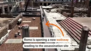 Rome to open ancient square where Julius Caesar was killed