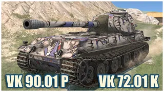 VK 90.01 (P) & VK 72.01 (K) • WoT Blitz Gameplay