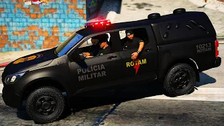 CONFRONTO COM A ROTAM | GTA V PMGO | GTA 5 POLICIAL