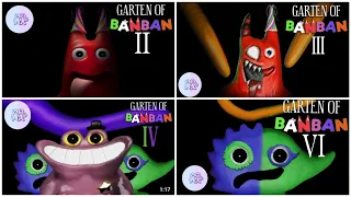 Trailer Comparisons: Garten Of Banban Chapter 6 Vs Chapter 4 Vs Chapter 3 Vs Chaptar 2