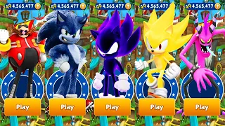 Sonic Dash - Dark Sonic Mod vs Super Sonic vs Werehog vs All Bosses Zazz Eggman - Gameplay