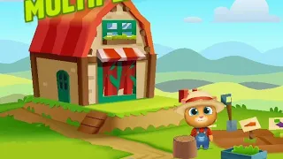 Building Farmer Ginger Home | Talking Tom Gold Run Gameplay