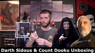 Star Wars: Darth Sidous and Count Dooku Custom Lightsabers Unboxing