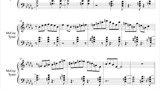 McCoy Tyner - 'Pursuance' Transcription (Bb Minor Blues)