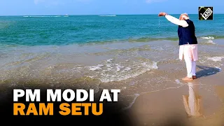 Ram Temple Consecration: PM Modi visits Arichal Munai point, the place from where Ram Setu was built