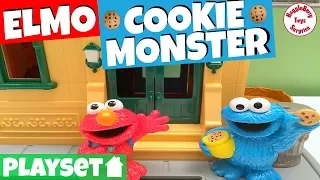 Sesame Street Playset Sesame Street Toys Cookie Monster Elmo Big Bird Mr  Hooper’s Store