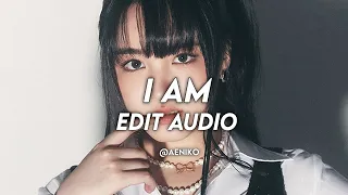 ♪ I AM - IVE「edit audio」