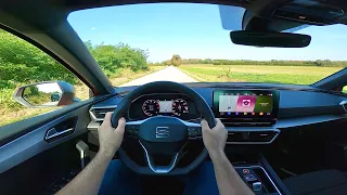 New Seat Leon FR 2021 - POV test drive & REVIEW (1.5 eTSI 150 HP DSG)